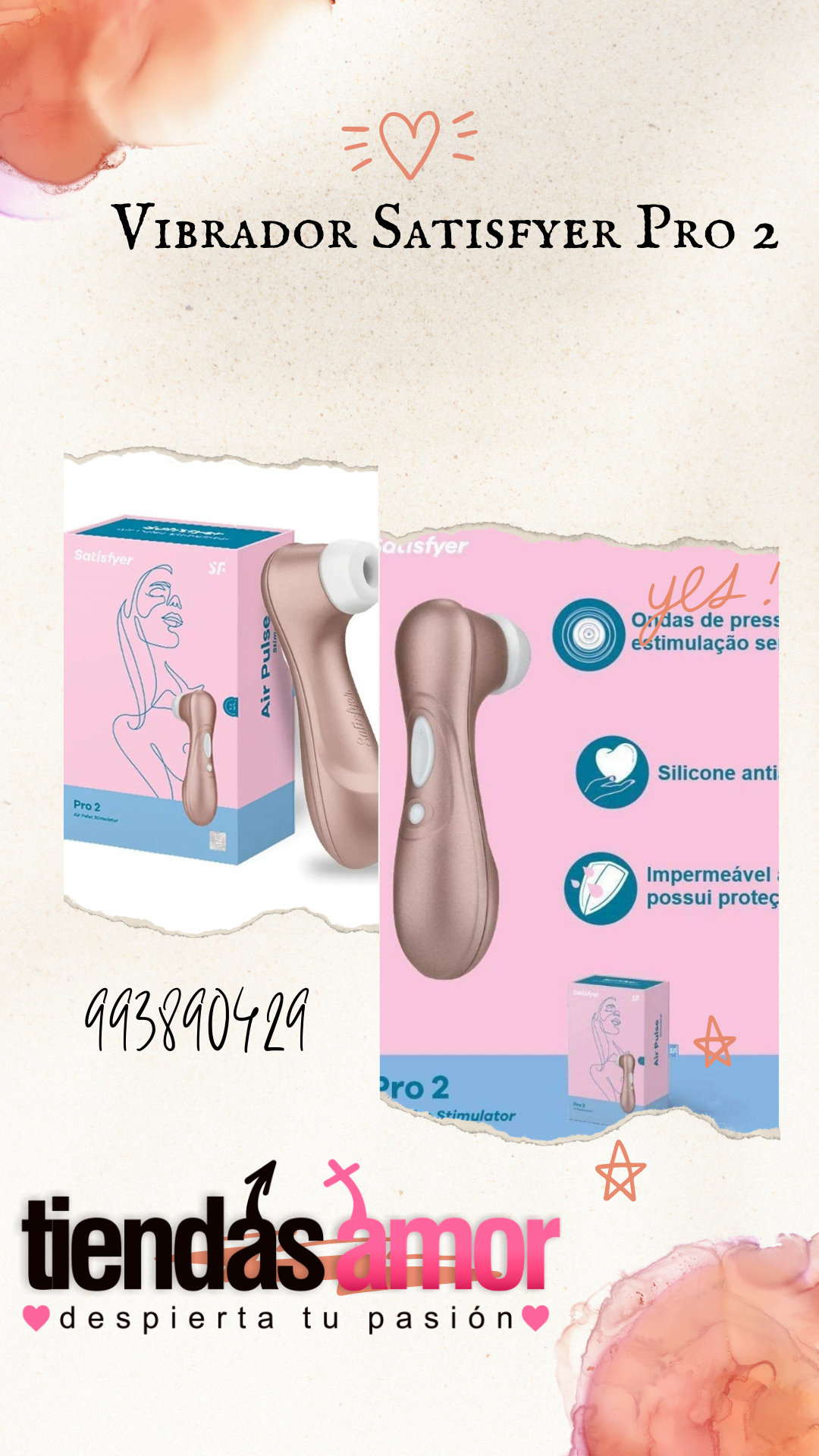 VIBRADOR SATISFYER PRO 2 - TIENDAS AMOR